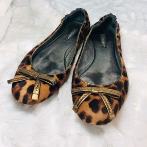DOLCE & GABBANA Leopard Print Ballet Flats